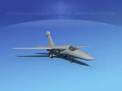 General Dynamics EF-111 Raven VBM 3D model
