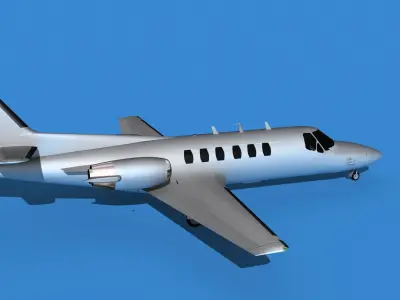 Cessna Citation 550 II Bravo V00 3D model