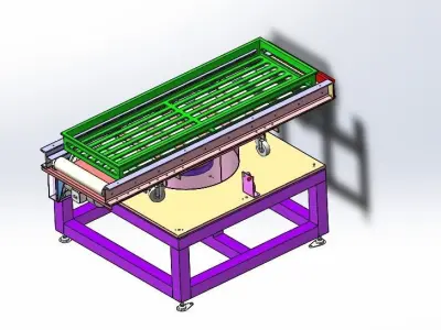 Rotating conveyor 3D model