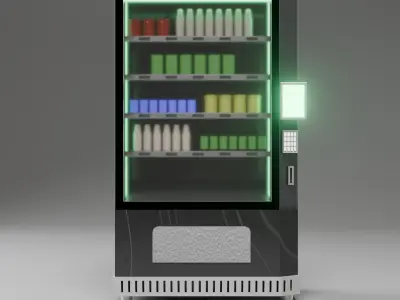 Futuristic Vending Machine Model 3D model