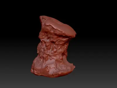 3D printing of apple core can be used for commercial use 3D print model