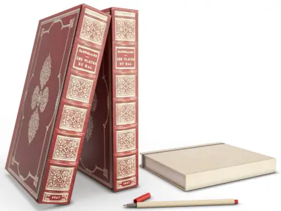 Wooden Decorative Objects 3D model