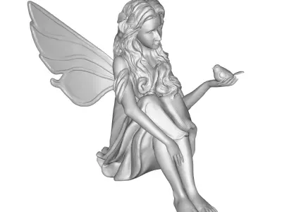 Fedele Garden Statue 3D model