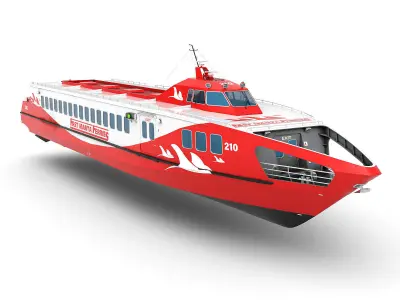 Fast Manta Ferryes 3D model