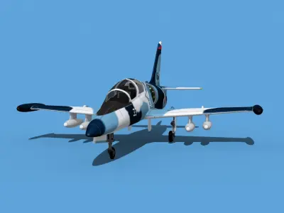 Aero Vodochody L-39C Albatross Cz Rep 04 3D model