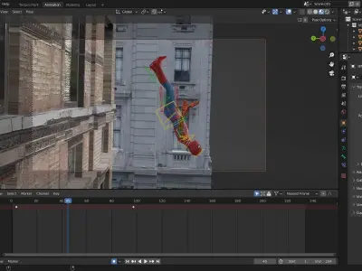 Spider-Man Animation Free 3D model