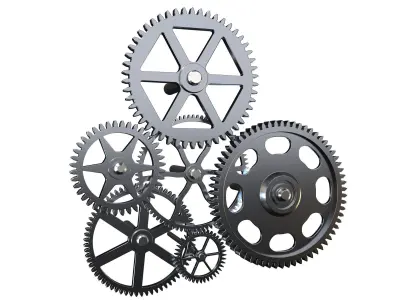 Gear mechanism v4 3D model