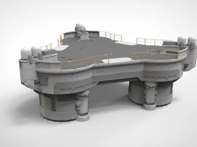 sci fi props 7 3D model