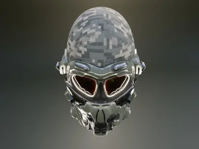 Special Military Helmet 3D model