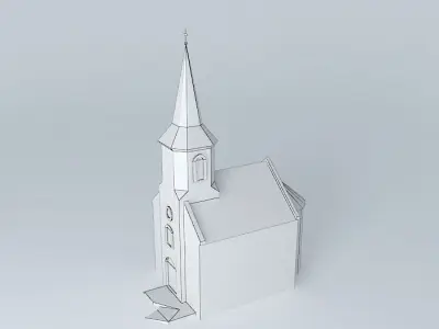 St Anthony the Hermit Chapel Free 3D model