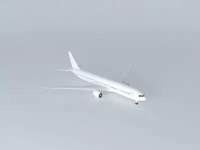 Template Boeing 777 EDITED! Free 3D model