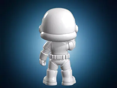 Chibi Stormtrooper 3D Print Model 3D print model