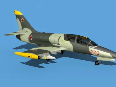 Aero Vodochody L-39C Albatross Russia 4 3D model