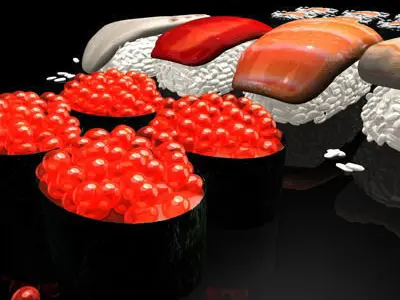 Sushi 01 3D model