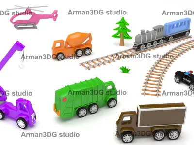 Kids toys 2 3D model