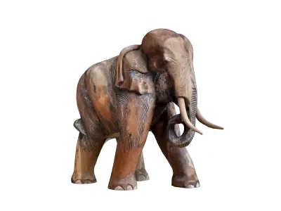Elephant Sculpture 3D model