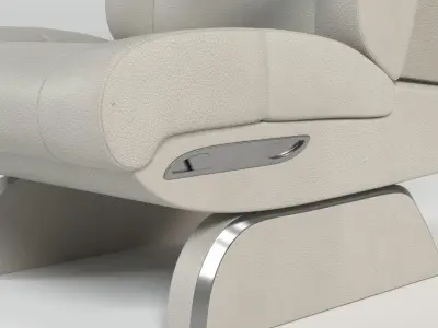 Luxury Airplane Seat 3D model