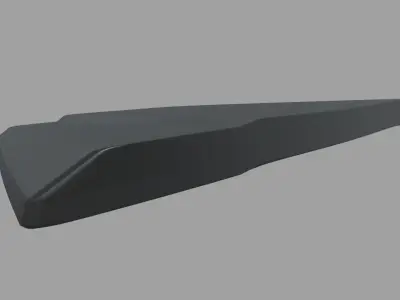 Car Bonnet Mercedes AMG G 63 Low-poly 3D model