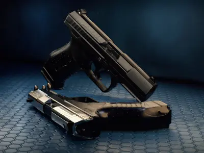 Walther Gun 3D model