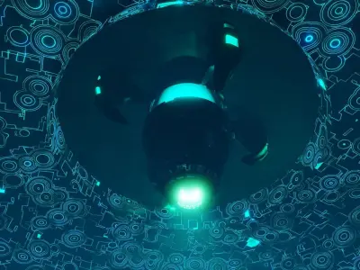 UFO 6 Underwater spaceship - Ovni - Flying Saucer 3D model