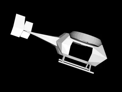 Bicopter racing seat 3D print model