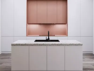 Kitchen Modern 3D model shop