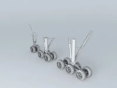 Landing Gear Free 3D model