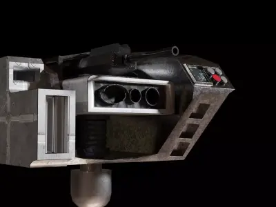 wapons star wars machine Low-poly 3D model