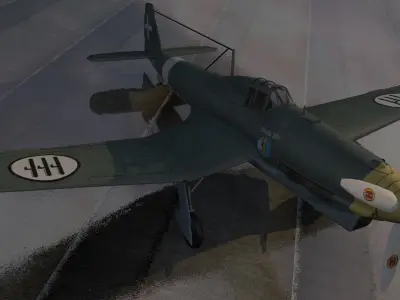 Breda Ba-201 3D model