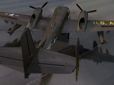 Grumman OV-1 Mohawk 3D model
