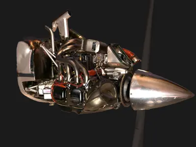 Engine scanned 3d models 3D model