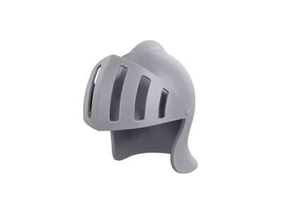 Knight Helmet 3D model
