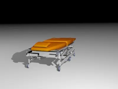 Ambulance Bed for Ambulance 3D model