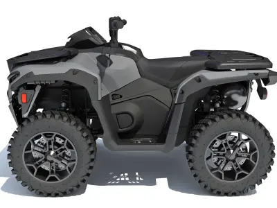 All Terrain Vehicle ATV Quad Buggy Bike 3D model