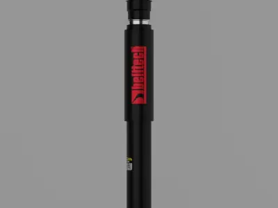 Bike suspension shocks Low-poly 3D model