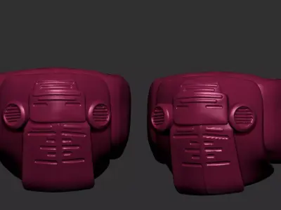 helmet high poly sculpt 3d printable  3D model 185