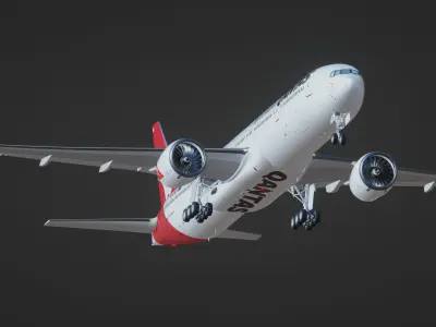 Boeing 777-300ER 3D model