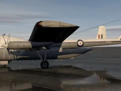 Armstrong Whitworth AW-660 Argosy 3D model