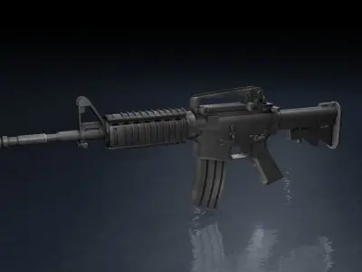 M4 Assault Rifle 3D model
