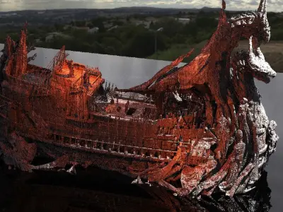 Kharon the Ferryman Water Kitbash 3 3D model