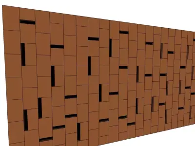 Decorative Fence Panel - 3D Model Free 3D model