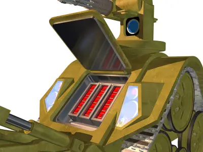 fighting robot 3D model