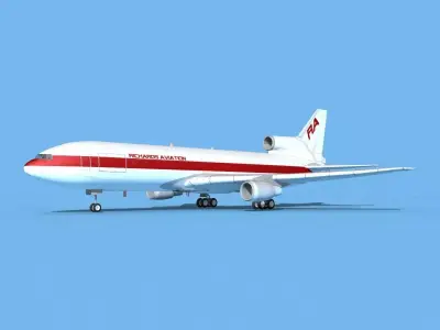 Lockheed L-1011 Richards Aviation 3D model