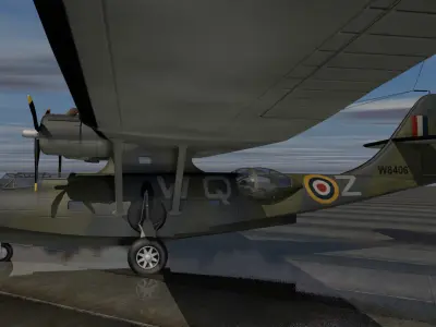 Consolidated Catalina Mk-1 - RAF 3D model