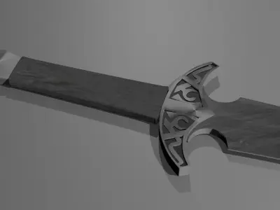 Black Dagger 3D model