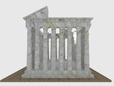 Blender 3D Athens Model Very Good quality Free low-poly 3D model