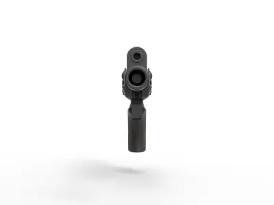 Blaster pistol DL-18 from Star Wars Return Of The Jedi 3D model