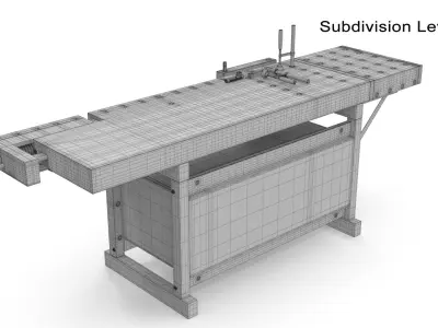 Workbench Large 3D model