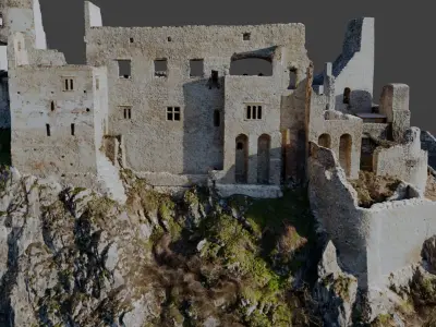 Medieval Beckov castle ruins Free 3D model