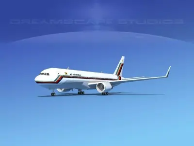 Boeing 767-300 Air Zimbabwe 3D model